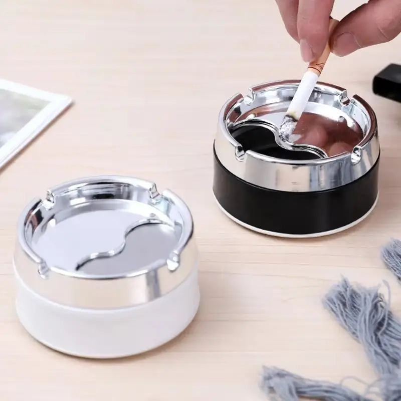 Cigarette Ashtray Stainless Steel Detachable