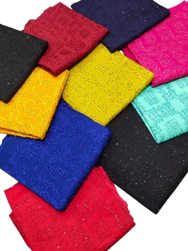 Cut-Dana Hand Embroidered 3Pc Unstitched Lawn Suit with Chiffon Dupatta