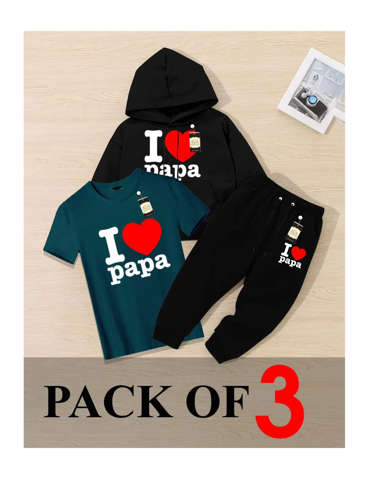 _Winter Collection For Kids  Hoddi +t shirt +Trouser_