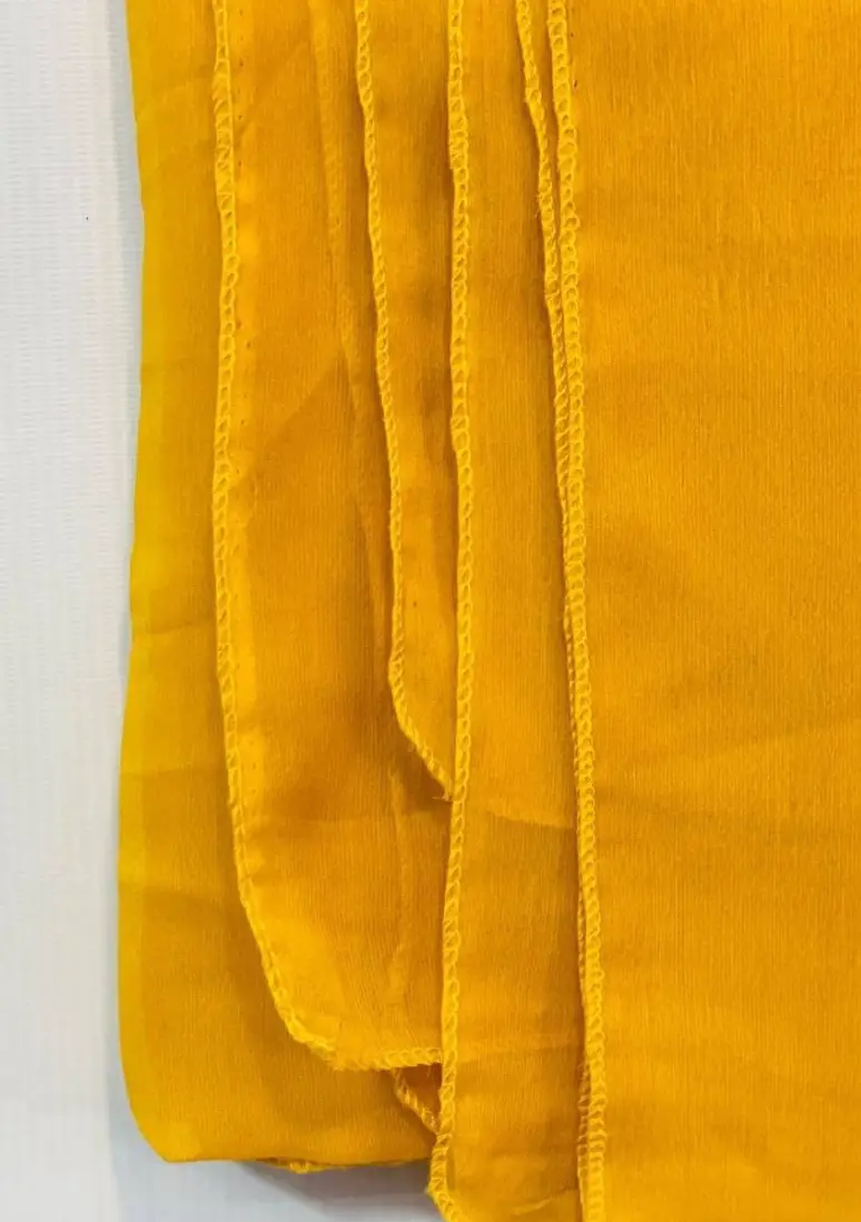 Crinkle Plain Dupatta