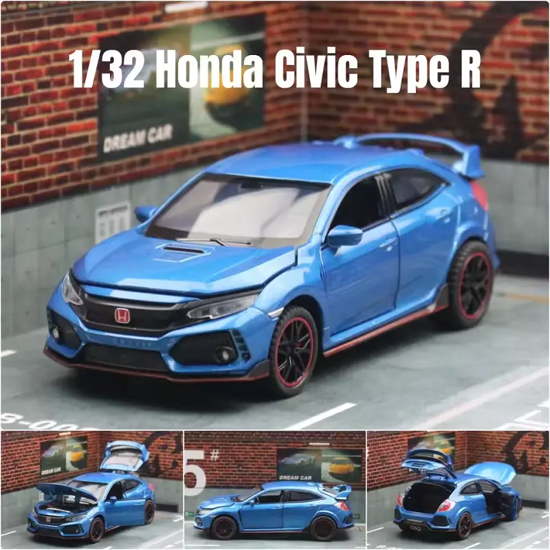 1:32 Scale Honda Civic Type R Diecast Model Car
