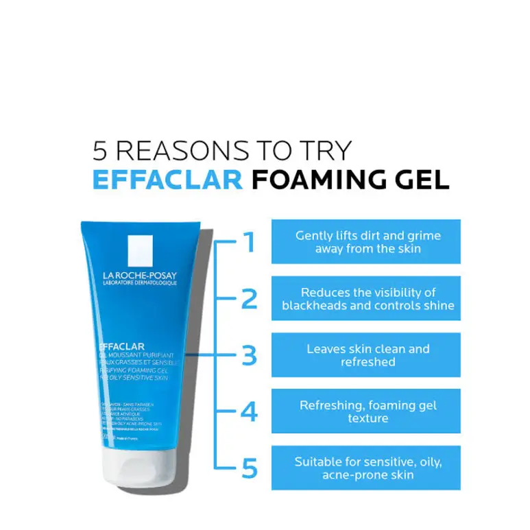 LA ROCHE-POSAY EFFACLAR FOAMING GEL(400ml)