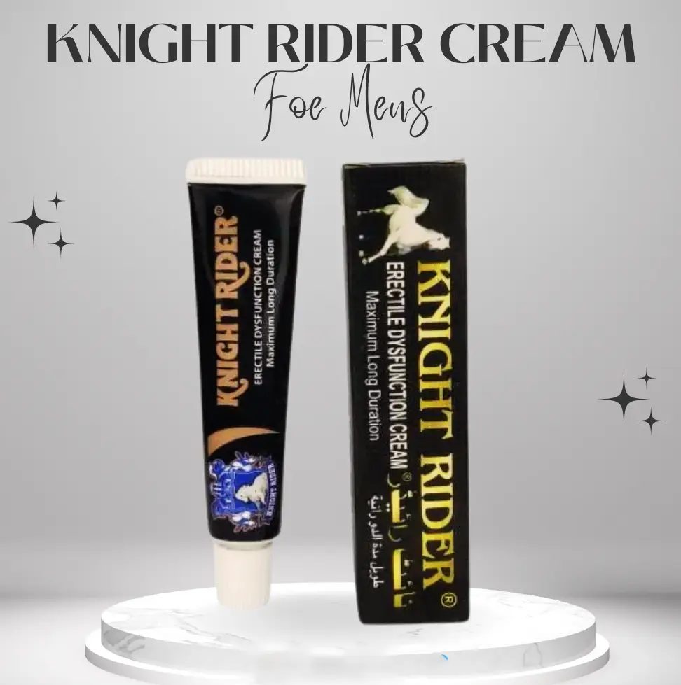 Knight Rider Cream -1 Box - 12 Pcs Erectile Dysfunction Cream