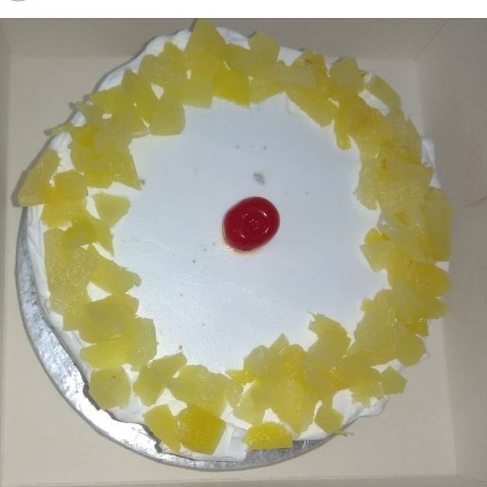 Fresh Cream Pineapple Cake