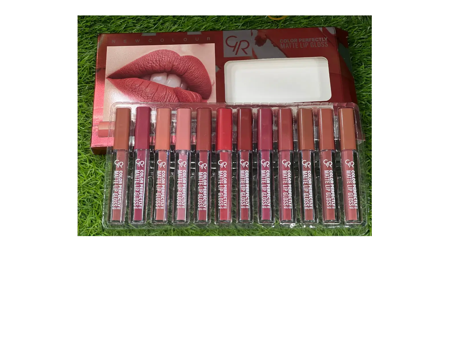 12 pcs gloss tray | Lip gloss pack of 12 nude superb long lasting waterproof matte lipgloss,Matte Lip GlossLiquid lip gloss matte finish look color long lasting water proof different shades