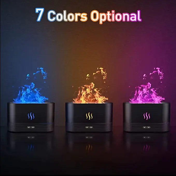 RGB Flame Humidifier and Aroma Diffuser