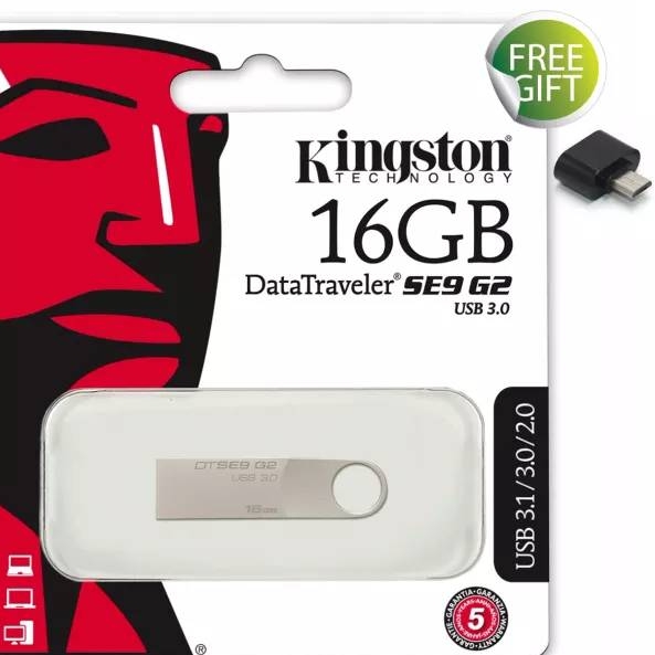 Kingston 16 GB Data Traveler SE9 High Speed 3.1 Flash