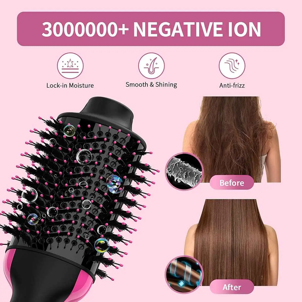 One Step Hair Dryer And Volumizer Hot Air Brush, Hair Dryer Brush