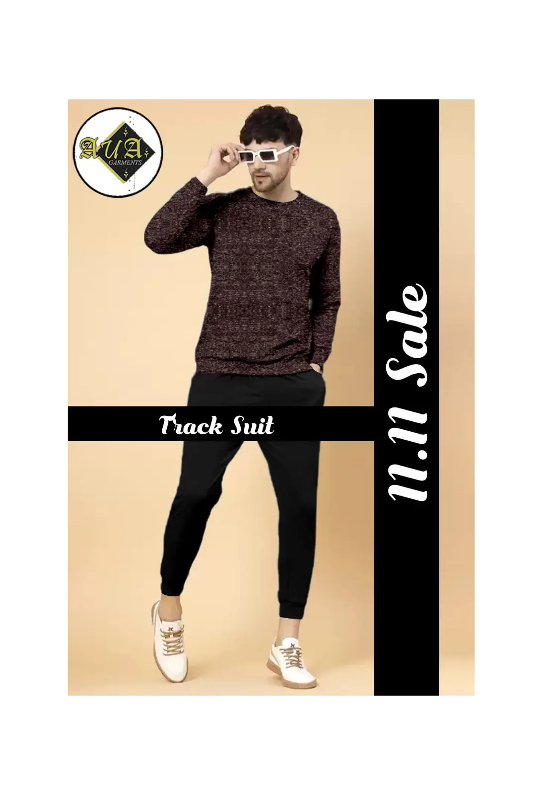 Men Track suit For Winter Sweatshirt & Trouser