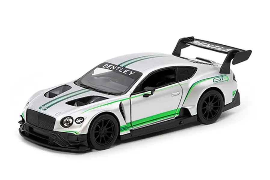 KINSMART Brand 1:38 Scale Bentley Continental GT3 Sport Car Diecast Model