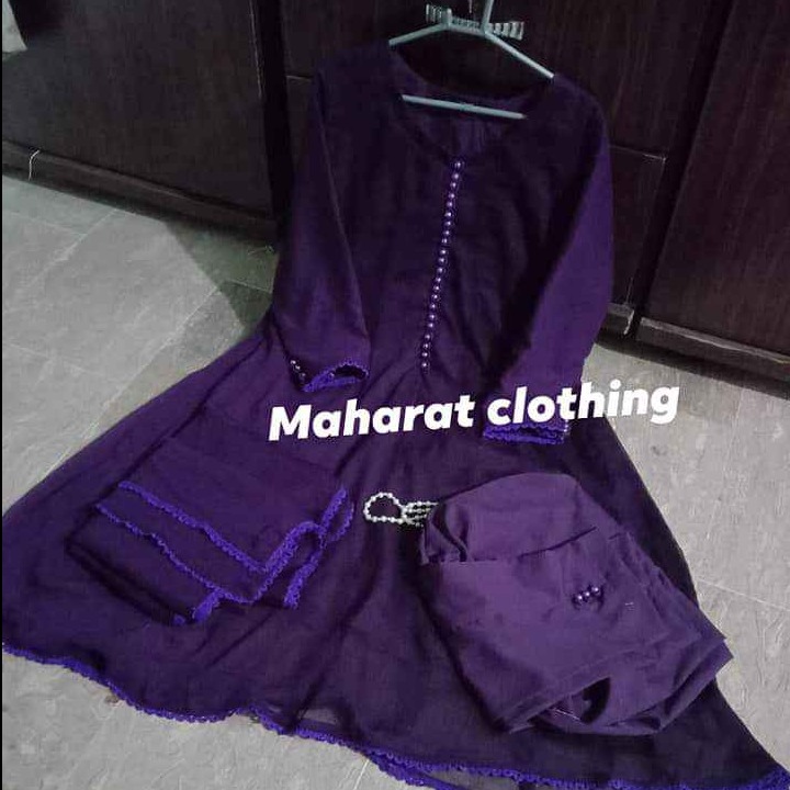 Three piece Chiffon dress