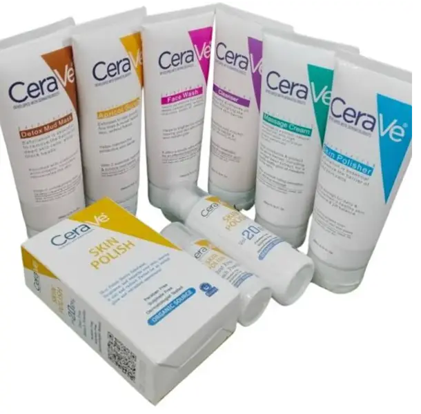 CERAVE 6 Facial tubes 2 polish Set Full kit