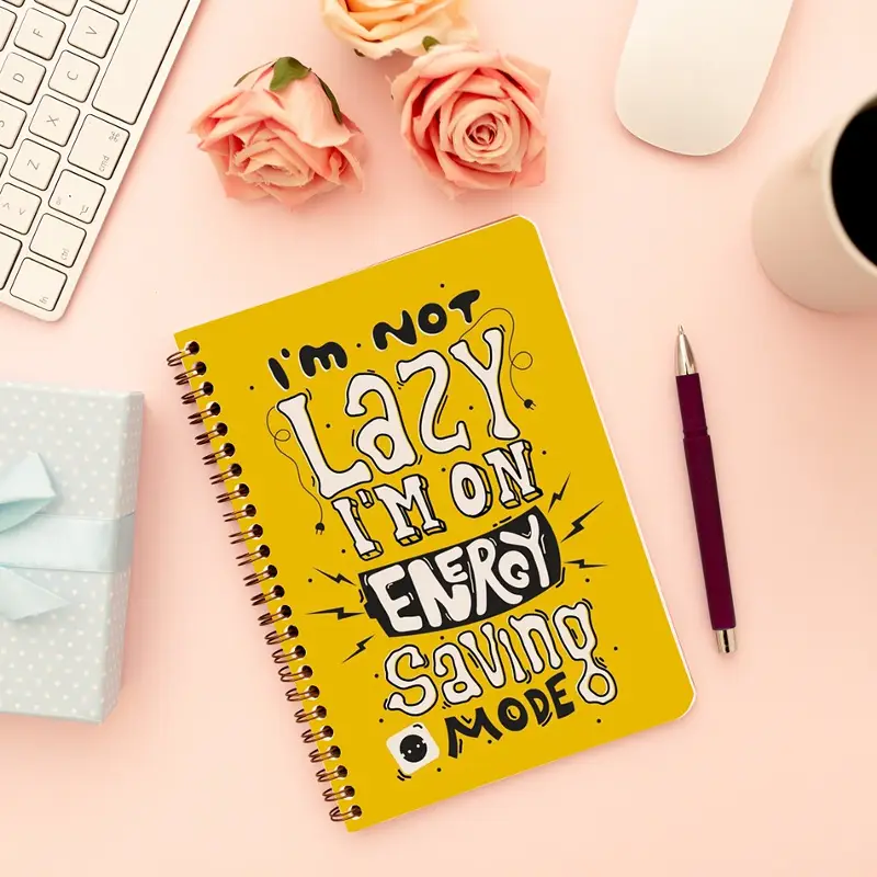 Cute Illustrated Spiral notebook for Girls-A5 size -Printed cover back & front