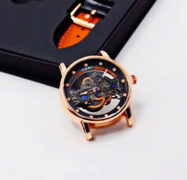 Tomi Face Gear Dual Strap Luxury Business WatchMM4772
