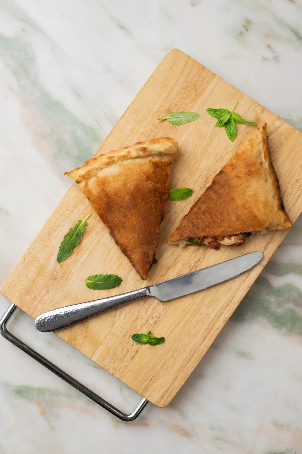 Jalapeno chicken calzone