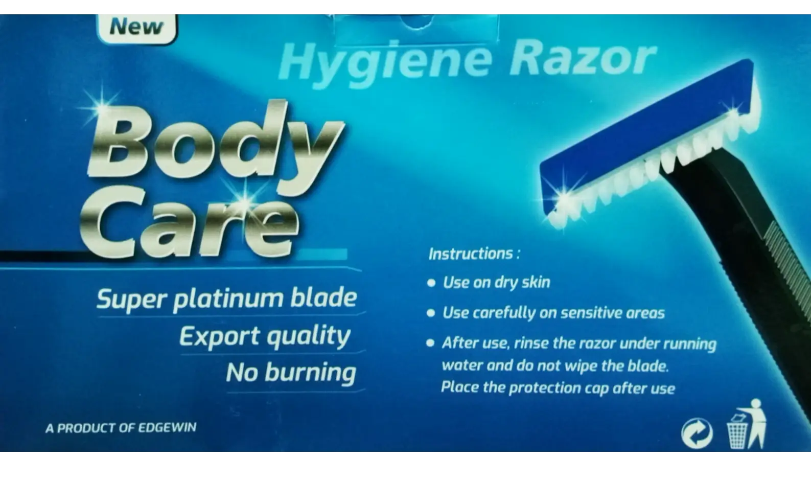 Body Care Hygiene Razor - Export Quality