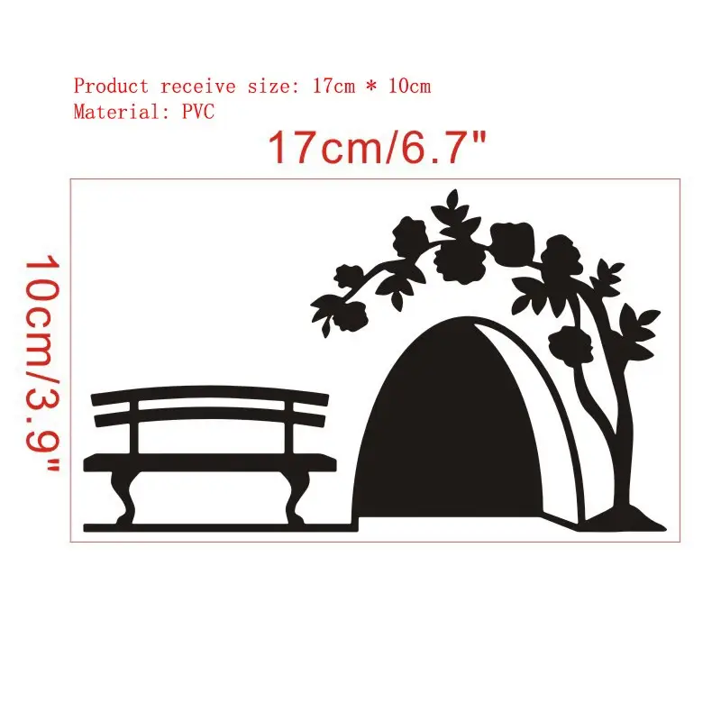 Small Mouse Hole Wall Sticker Door Cupboard Home Decor Art Kids Room Decoration Creative Decals PVC Carved Stickers On The Wall