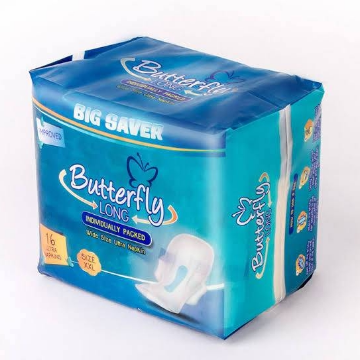 Butterfly Long Individually Packed 16 Ultra Napkins
