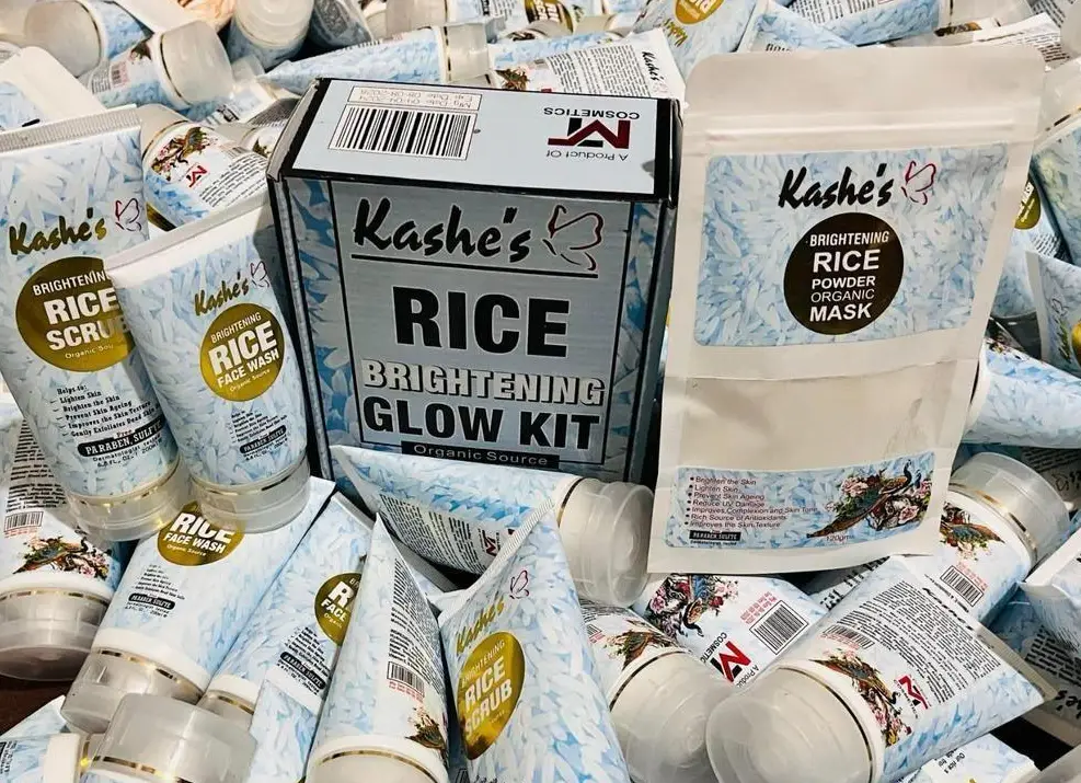 Kashe's Rice Brightening Glow Kit 3 in 1