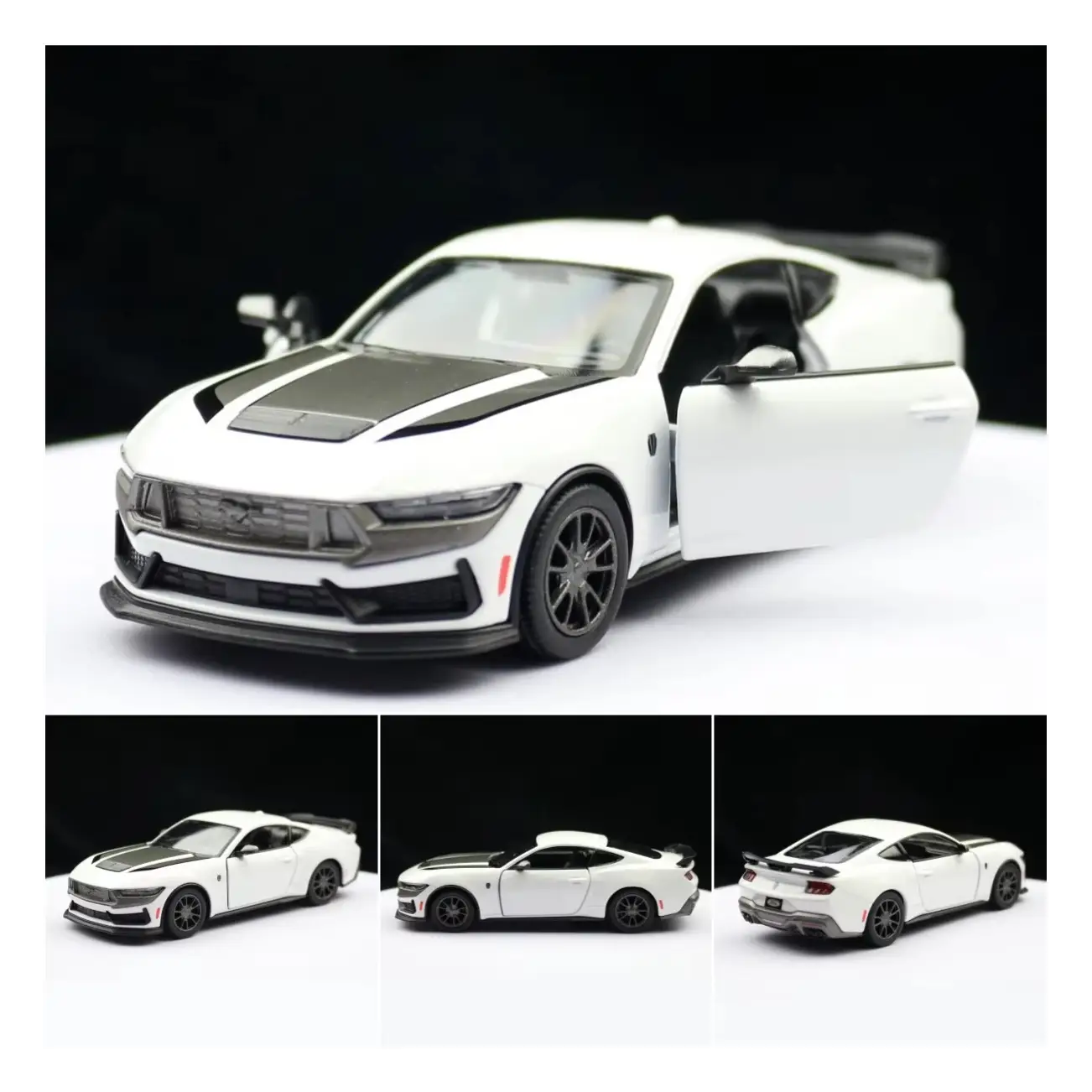 KINSMART 1/38 2024 Ford Mustang Dark Horse Diecast Car Model