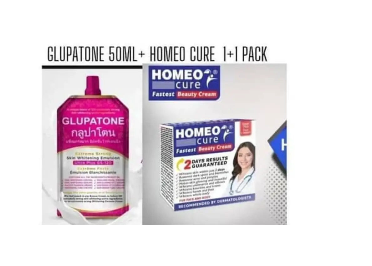 Homeo Cream and Glupton Deal Original | 2 items in one deal